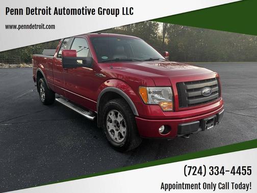 Red 2010 Ford F-150 FX4 SuperCab