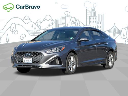 Machine Gray 2019 Hyundai SONATA SEL