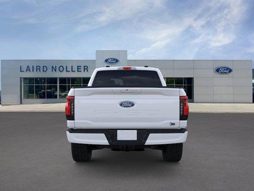 White Metallic 2025 Ford F-150 Lightning Flash