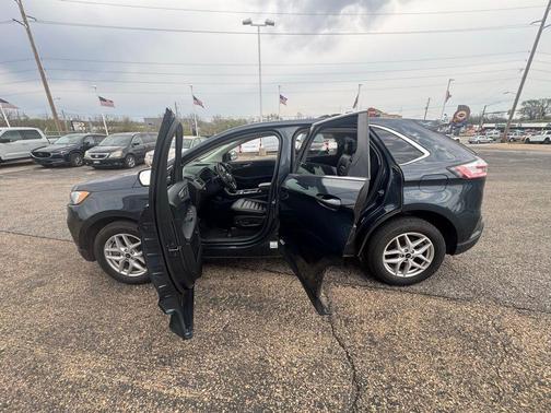 Stone Blue Metallic 2023 Ford Edge SEL