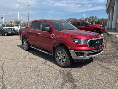 Red 2020 Ford Ranger XLT