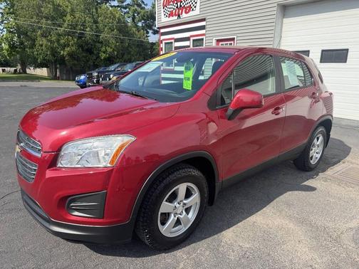 Victory Red 2015 Chevrolet Trax LS AWD 4dr Crossover w/1FL