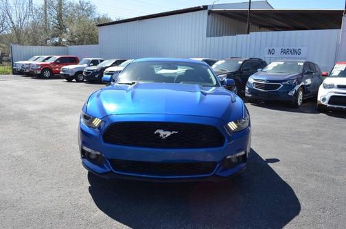 Blue 2017 Ford Mustang EcoBoost