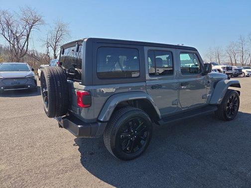 Sting-Gray Clearcoat 2023 Jeep Wrangler 4xe Sahara