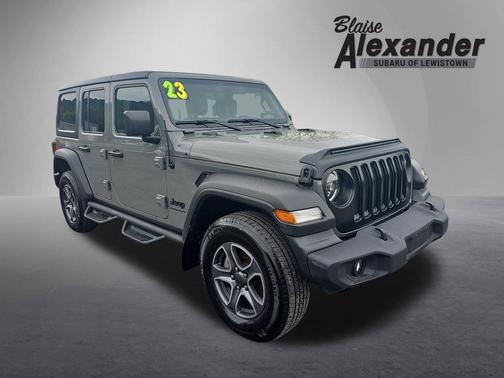 Sting-Gray Clearcoat 2023 Jeep Wrangler Sport S