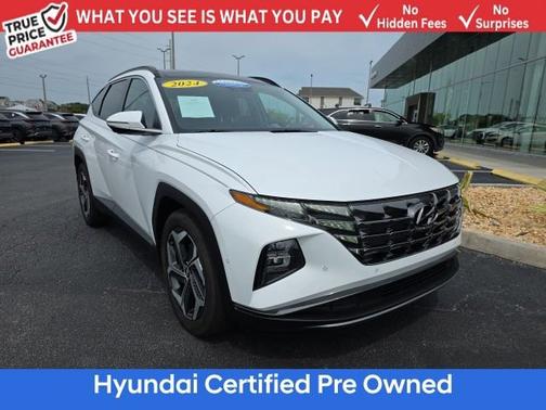 White 2024 Hyundai TUCSON Limited