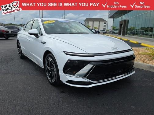 White 2026 Hyundai SONATA SEL Sport