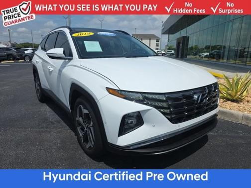White 2024 Hyundai TUCSON Limited