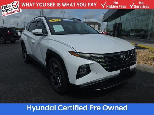 White 2024 Hyundai TUCSON Limited