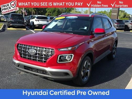 Red 2023 Hyundai VENUE Limited