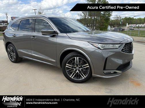 Liquid Carbon Metallic 2025 Acura MDX Advance Package