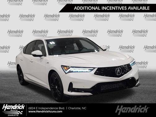 Platinum White Pearl 2026 Acura Integra FWD A-Spec with Technology