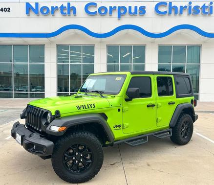 Limited Edition Gecko Clear 2021 Jeep Wrangler Unlimited Sport