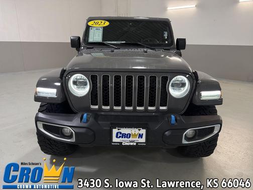 Sting-Gray Clearcoat 2023 Jeep Wrangler 4xe Sahara