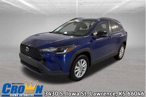 Blue Crush Metallic 2025 Toyota Corolla Cross LE