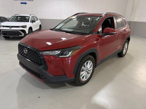Barcelona Red Metallic 2023 Toyota Corolla Cross LE