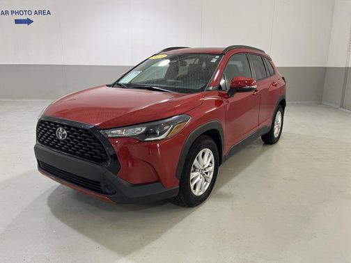 Barcelona Red Metallic 2023 Toyota Corolla Cross LE