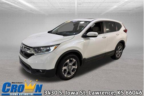 White Diamond Pearl 2018 Honda CR-V EX-L