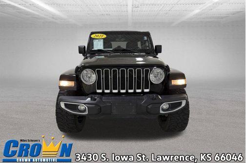 Black Clearcoat 2021 Jeep Wrangler Unlimited Sahara