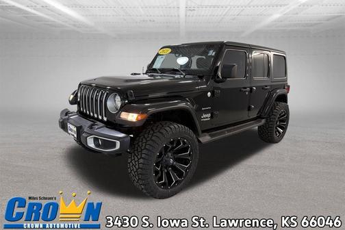 Black Clearcoat 2021 Jeep Wrangler Unlimited Sahara