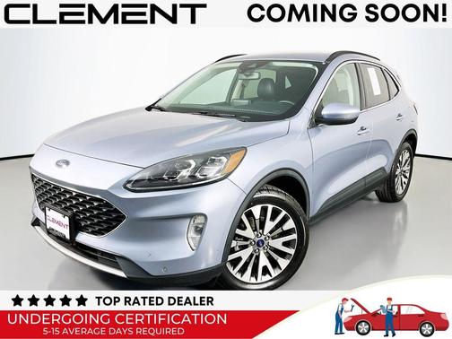 ICED BLUE SILVER METALLIC 2022 Ford Escape Titanium