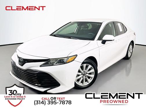 Super White 2020 Toyota Camry LE