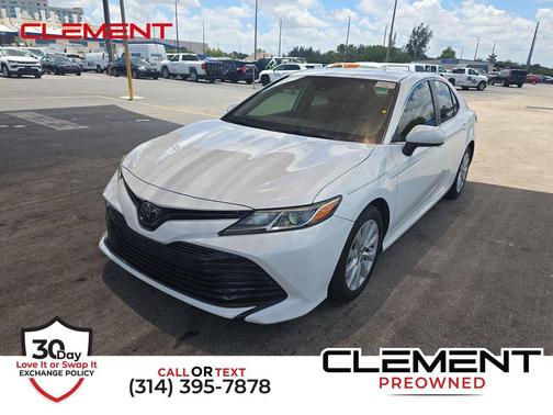 Super White 2020 Toyota Camry LE