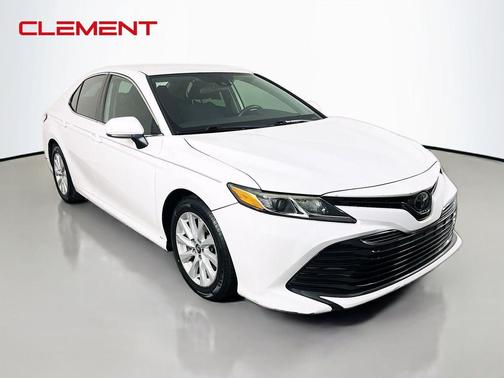 Super White 2020 Toyota Camry LE