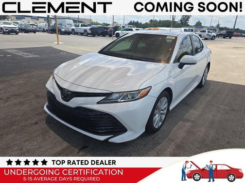 Super White 2020 Toyota Camry LE