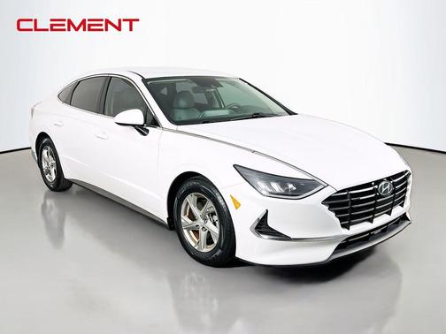 Quartz White 2021 Hyundai SONATA SE