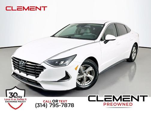 Quartz White 2021 Hyundai SONATA SE