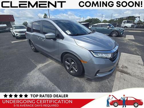 Pacific Pewter Metallic 2021 Honda Odyssey EX