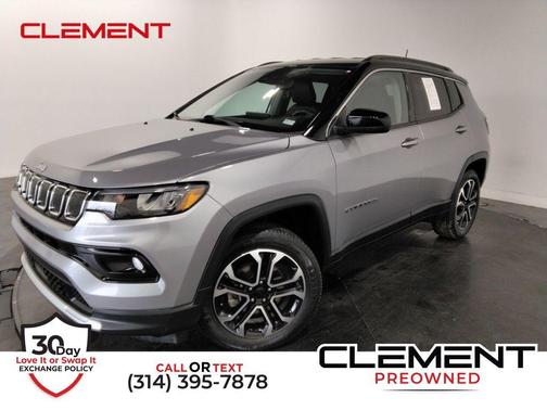 Billet Silver Metallic Clearcoat 2022 Jeep Compass Limited