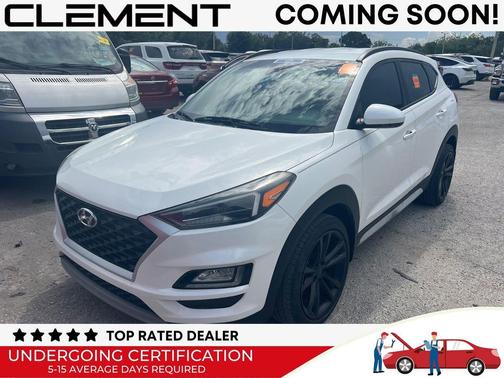 White Pearl 2019 Hyundai TUCSON Sport