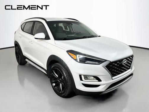 White Pearl 2019 Hyundai TUCSON Sport
