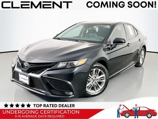 Midnight Black Metallic 2023 Toyota Camry SE