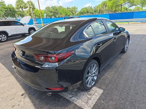 Jet Black Mica 2025 Mazda Mazda3 FWD w/Preferred Package