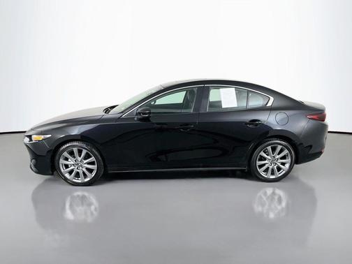 Jet Black Mica 2025 Mazda Mazda3 FWD w/Preferred Package