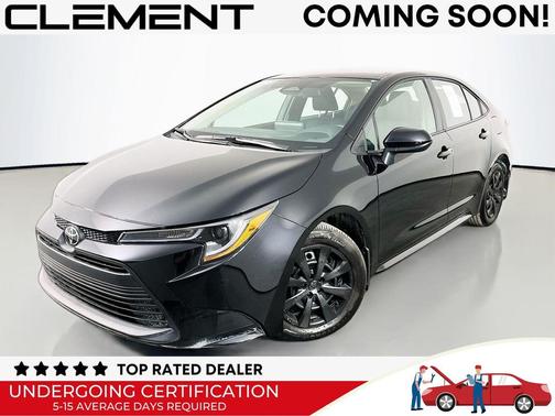 Midnight Black Metallic 2025 Toyota Corolla LE