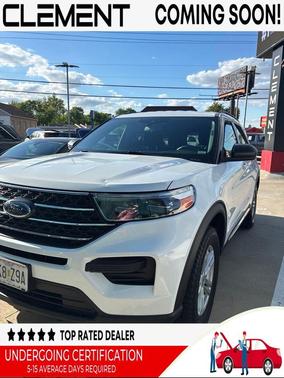 OXFORD WHITE 2020 Ford Explorer XLT