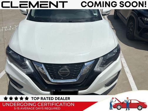 Glacier White 2018 Nissan Rogue SV