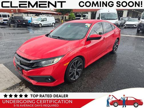 Rallye Red 2019 Honda Civic Sport