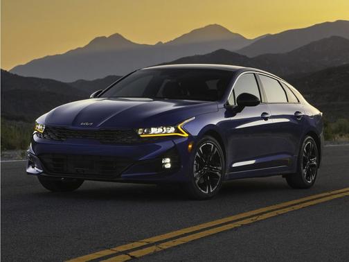 Sapphire Blue 2022 Kia K5 GT-Line