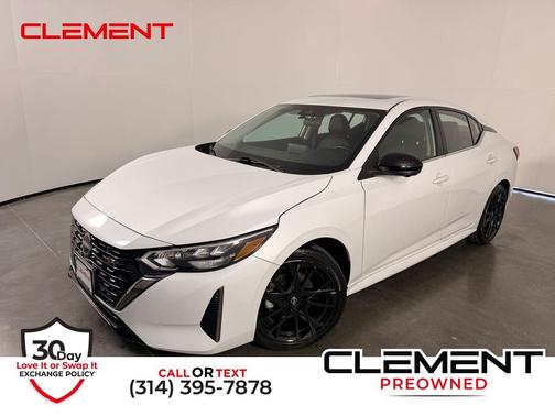 Aspen White Tricoat 2025 Nissan Sentra SR