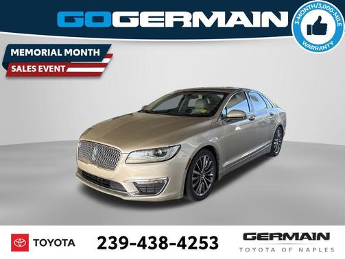 Palladium White Gold Metallic 2017 Lincoln MKZ Hybrid Select