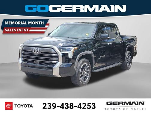 Midnight Black Metallic 2024 Toyota Tundra Limited