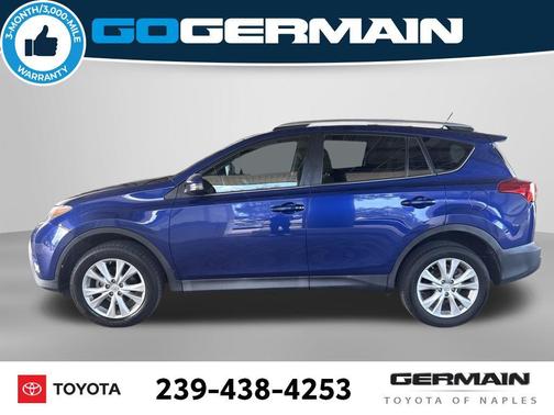 Dark Blue 2015 Toyota RAV4 Limited