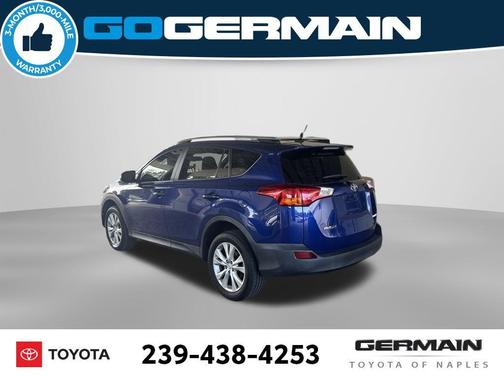 Dark Blue 2015 Toyota RAV4 Limited