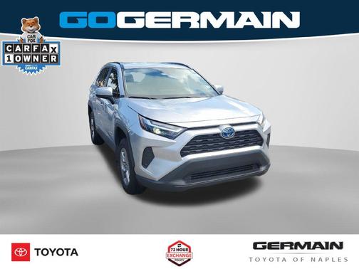 Silver Sky Metallic 2024 Toyota RAV4 Hybrid XLE