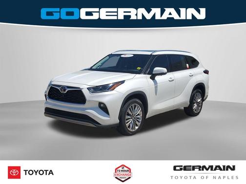 Wind Chill Pearl 2024 Toyota Highlander Platinum